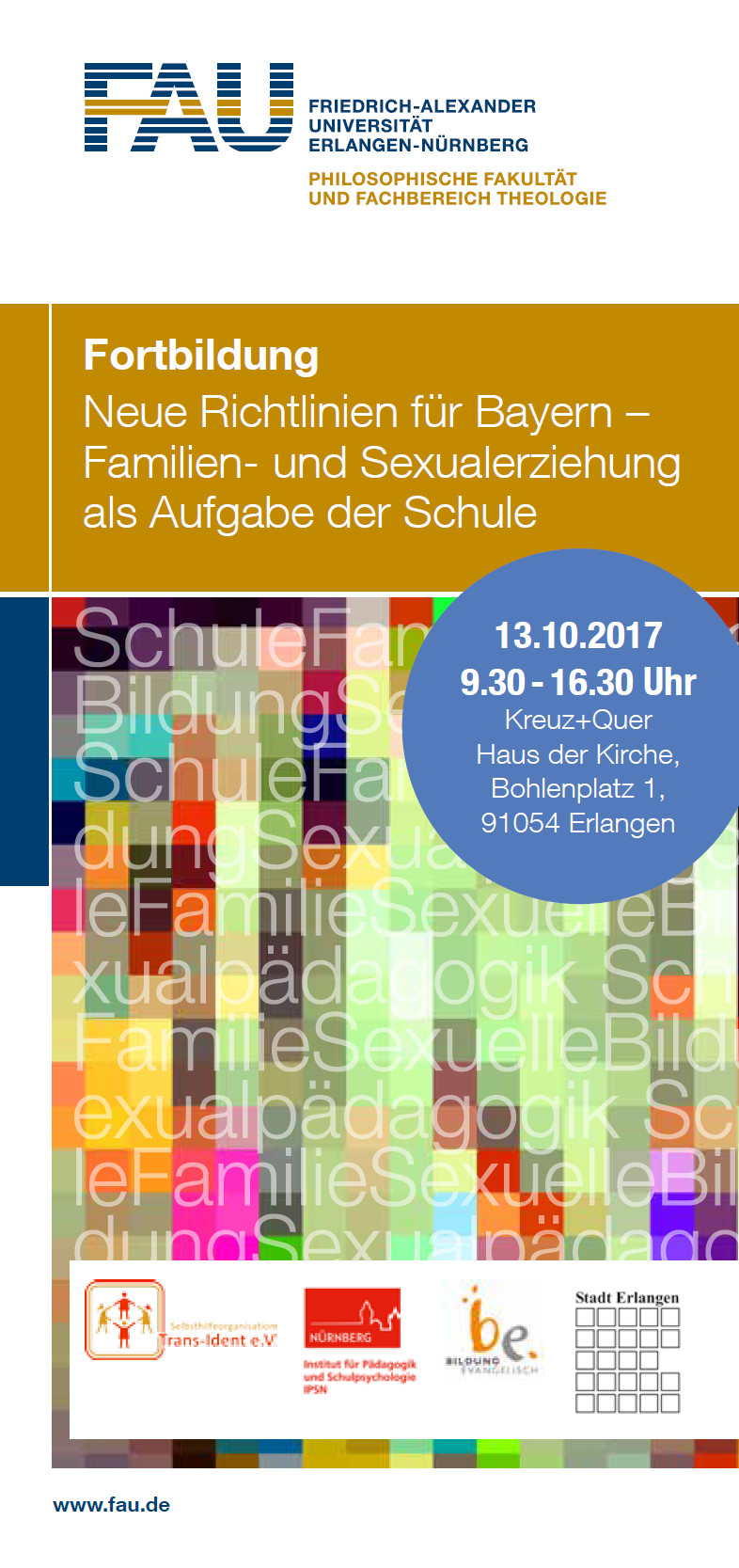 Zum Artikel "Fortbildung „Neue Richtlinien für Bayern – Familien- und Sexualerziehung als Aufgabe der Schule“"