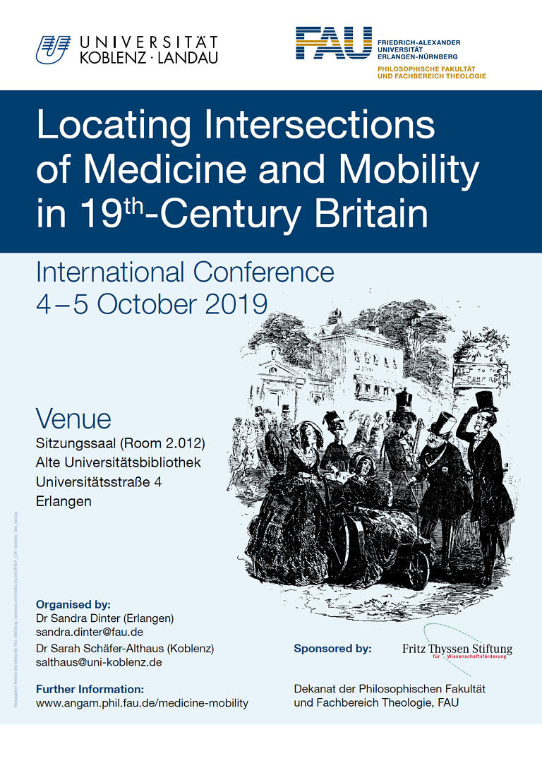 International Conference „Locating Intersections of Medicine and Mobility in 19th-Century Britain“